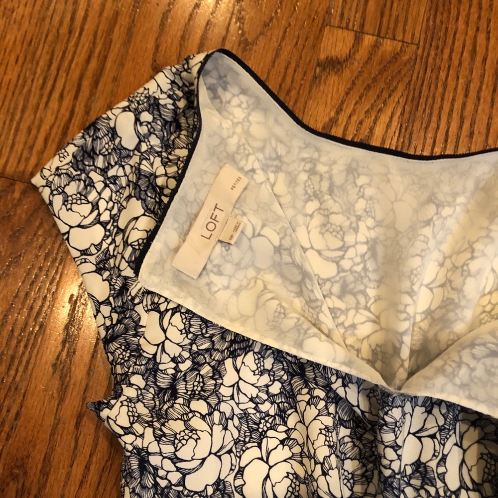 floral print dress from the loft